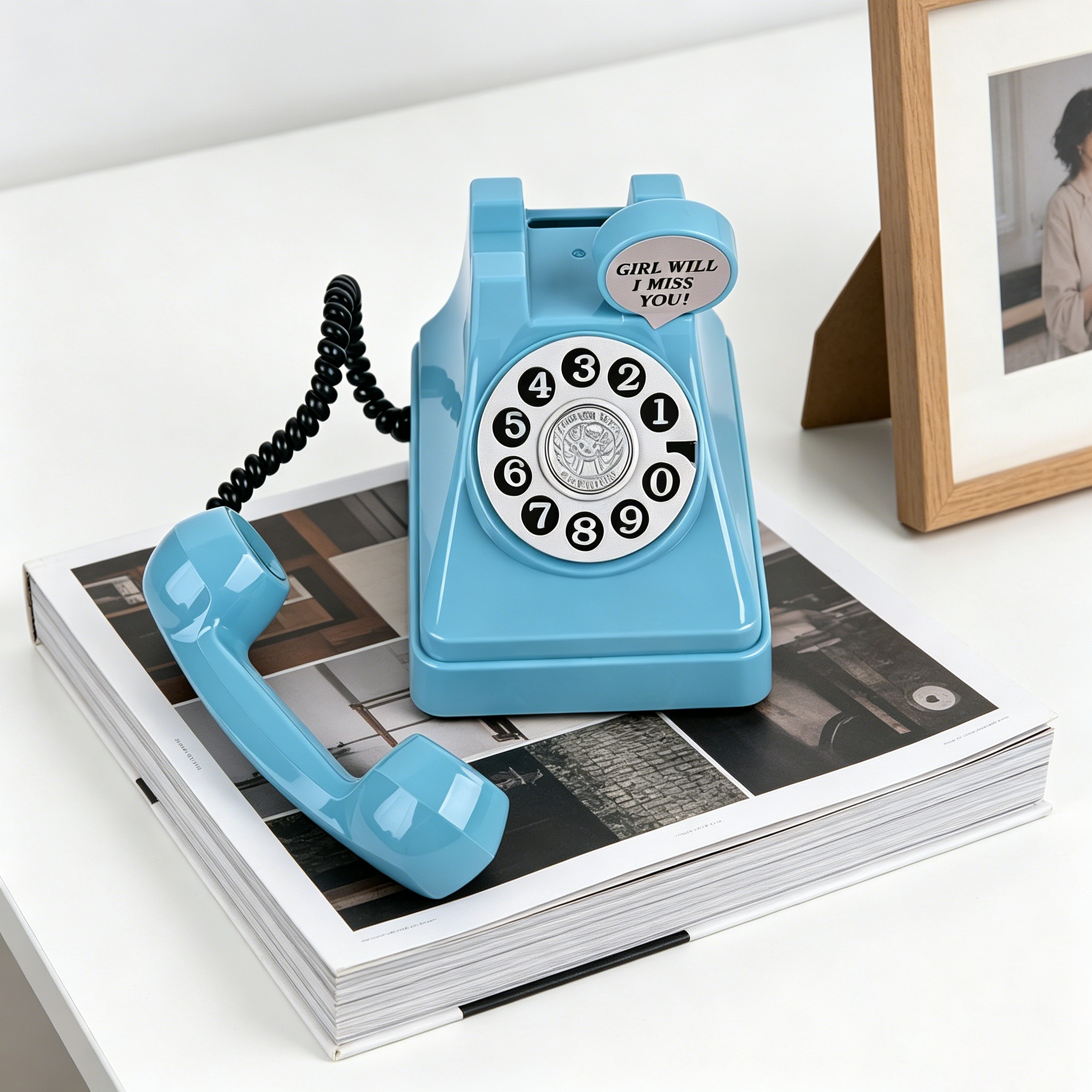 New Style Telephone Coin Bank, - Kids Education Money reseña y precio