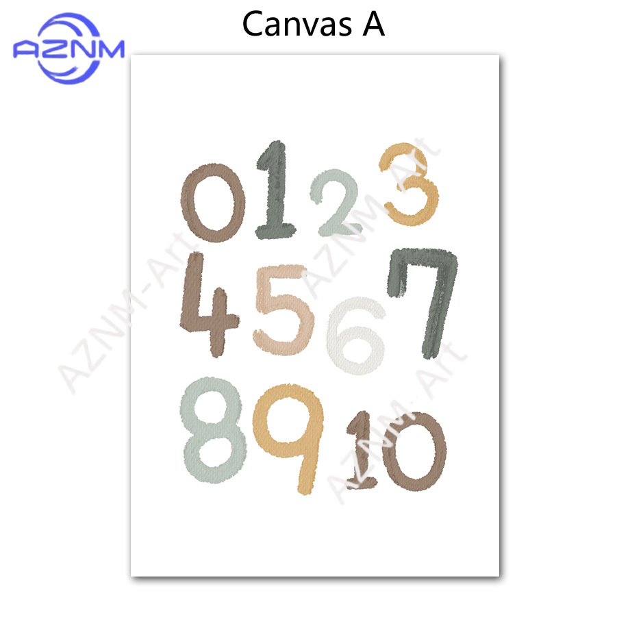 1/2pcs Education Learning Numb - Kids Educational Posters reseña y precio