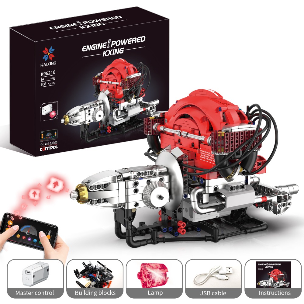 K96216 868PCS Simulation Beetl - Kids Education Free App reseña y precio