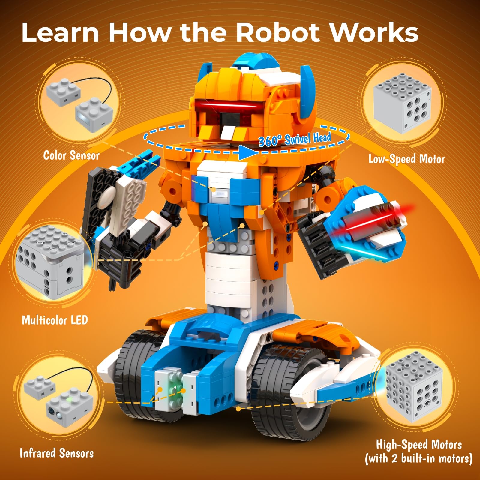 Apitor Robot X Building Kit 12 - Kids Education Free App reseña y precio