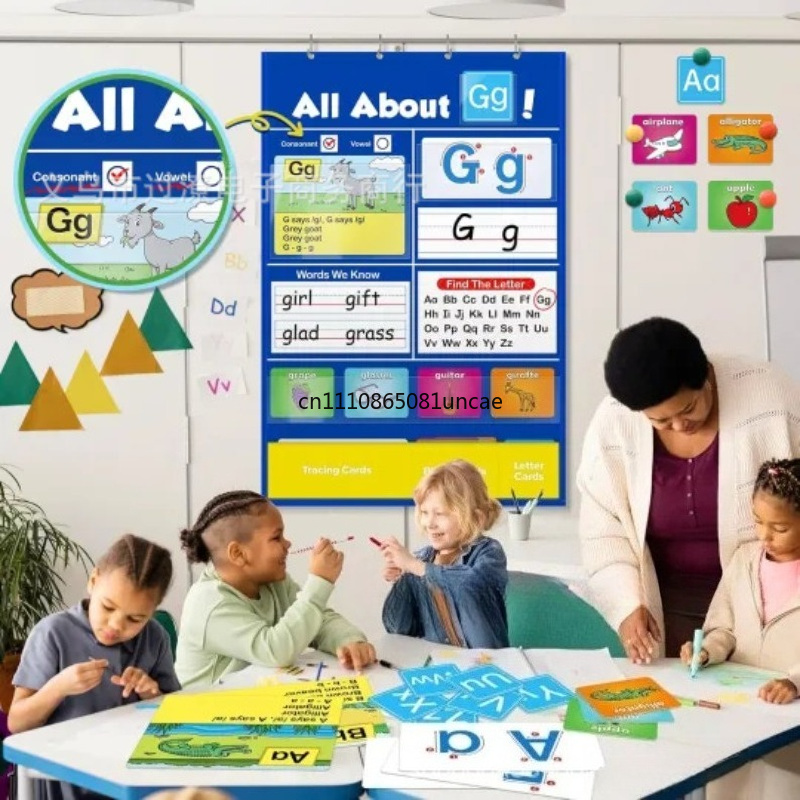 Creative Alphabet Learning Poc - Kids Education Charts reseña y precio