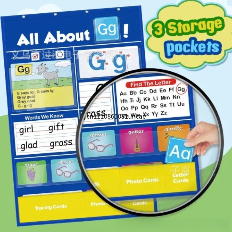 Creative Alphabet Learning Poc - Kids Education Charts reseña y precio
