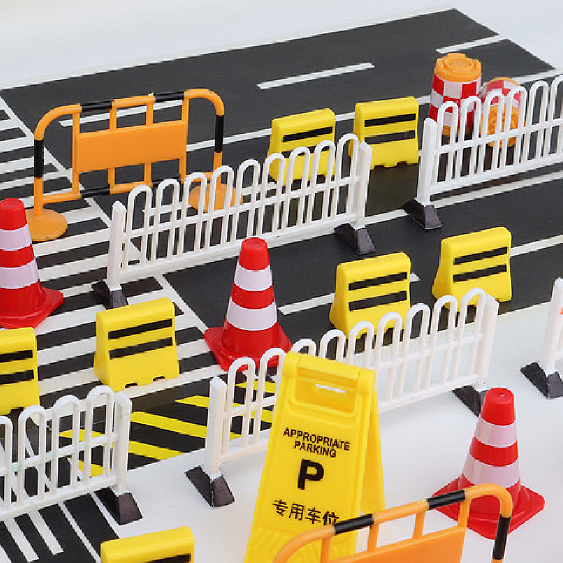 Mini Traffic Road Signs & Road - Kids Education Product reseña y precio