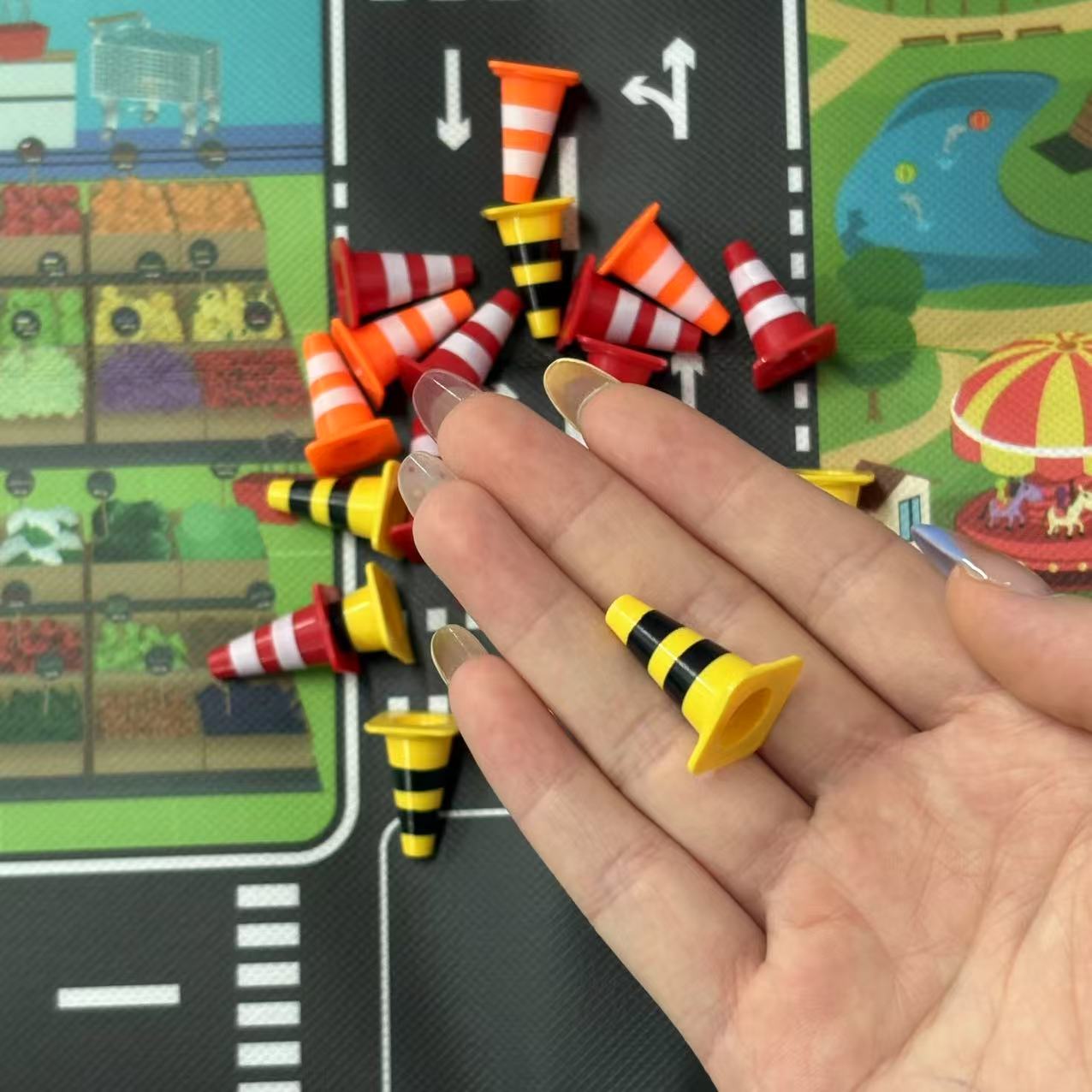 Mini Traffic Road Signs & Road - Kids Education Product reseña y precio