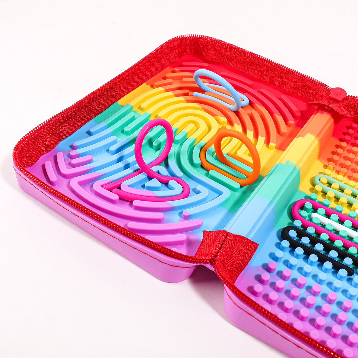 Silicone Rainbow Desk Statione - Kids Education Product reseña y precio