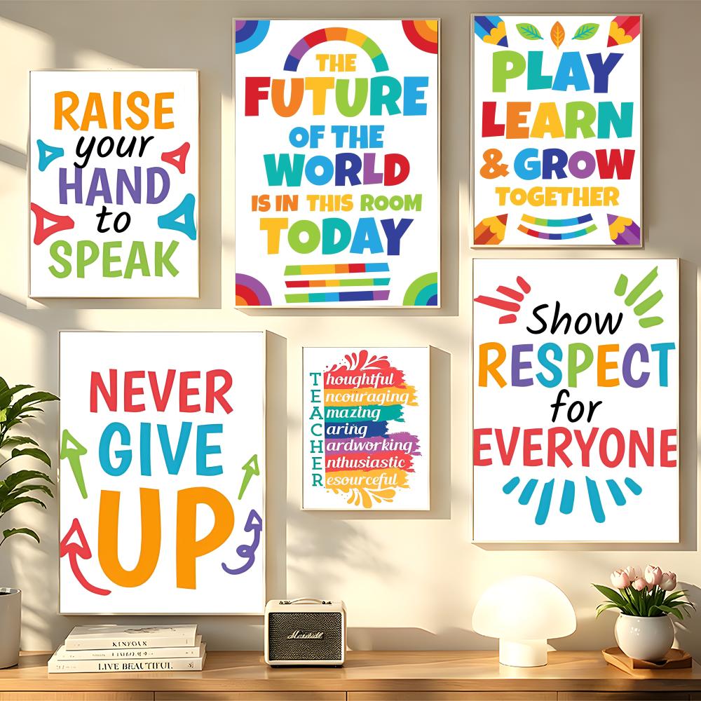 Positive Kid Classroom Wall Pi - Kids Educational Posters reseña y precio