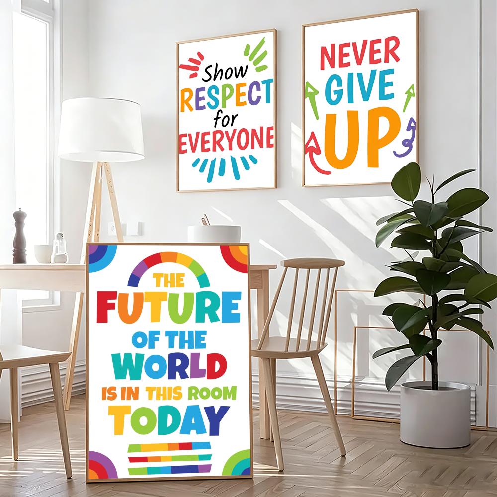 Positive Kid Classroom Wall Pi - Kids Educational Posters reseña y precio