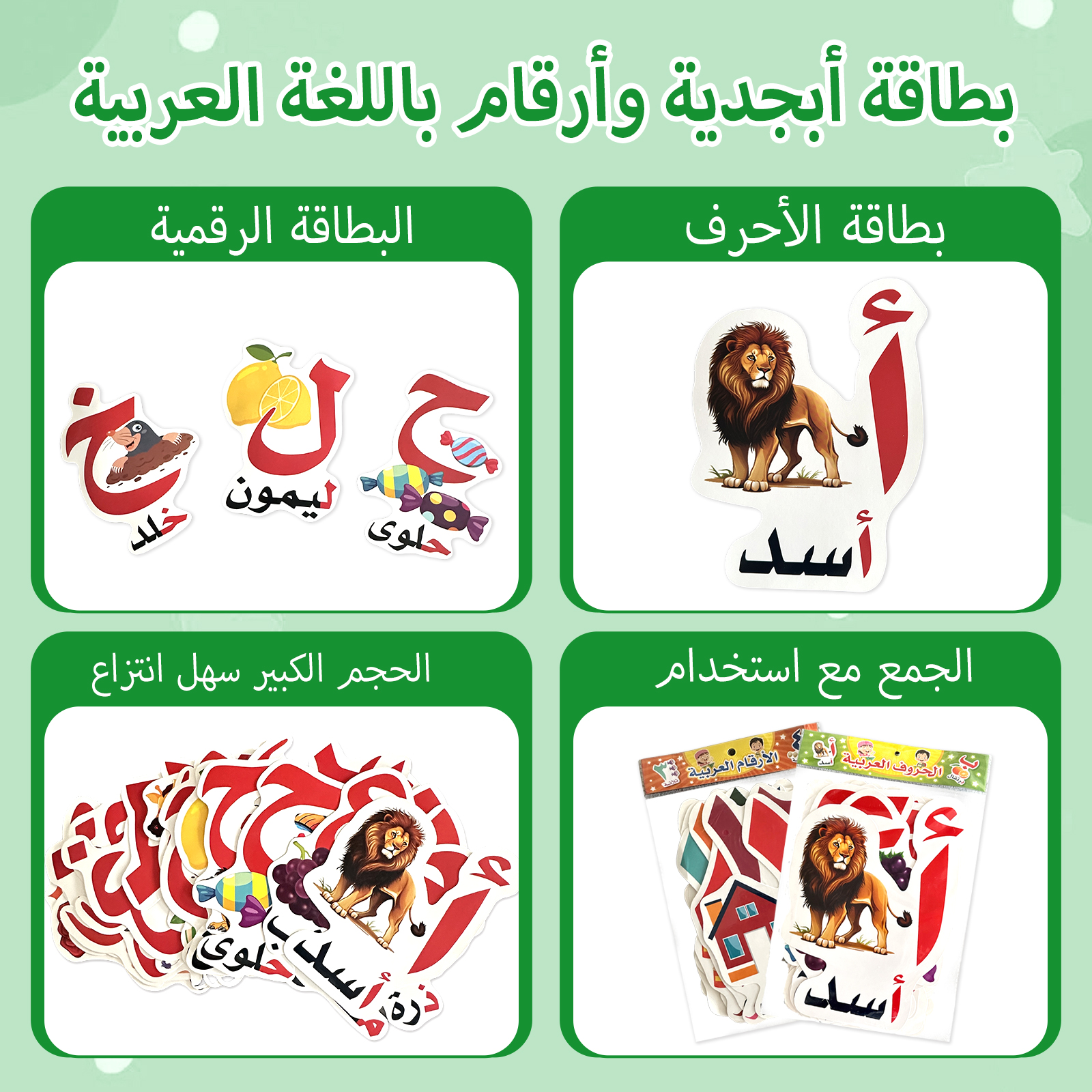 Arabic Alphabet And Number Fla - Kids Educational Resources reseña y precio