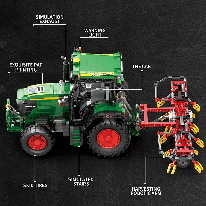 1664PCS Agricultural Tractor B - Kids Education Free App reseña y precio