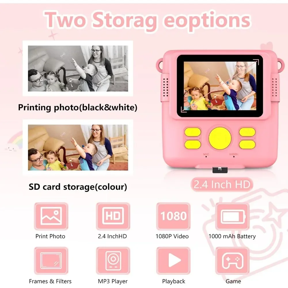 Instant Print Camera for Kids, - Kids Education Free App reseña y precio