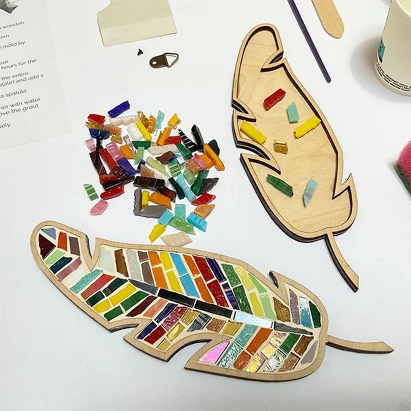 DIY Mosaic Coaster Colored Fea - Kids Education Product reseña y precio