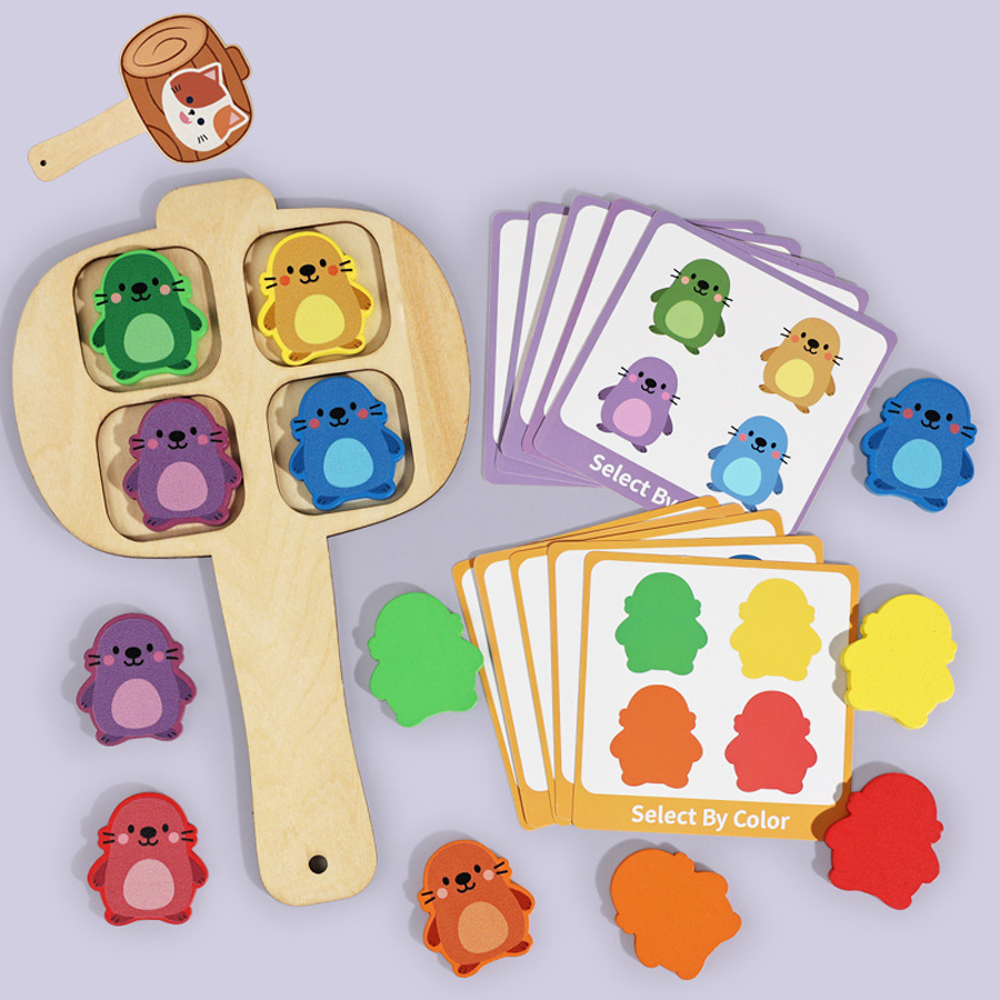Wooden Bug Swat Color Matching - Kids Educational Game 3 reseña y precio