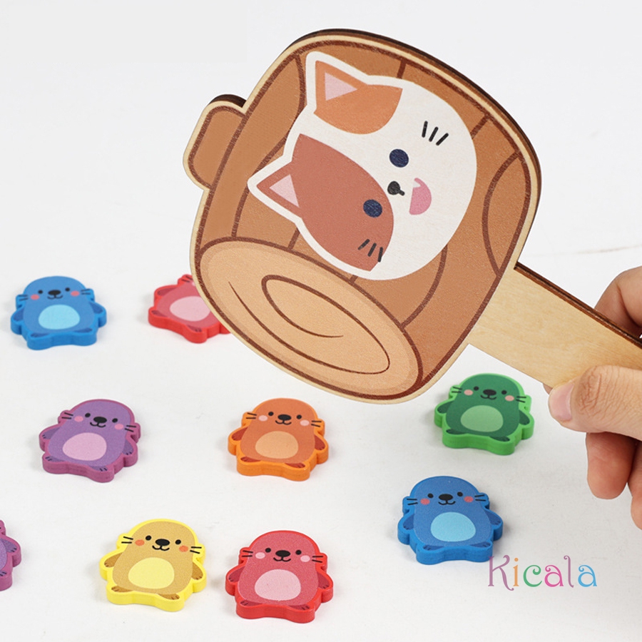 Wooden Bug Swat Color Matching - Kids Educational Game 3 reseña y precio
