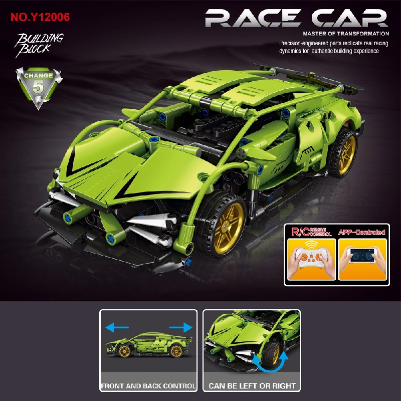 1:18 Green Sports Car Building - Kids Education Free App reseña y precio