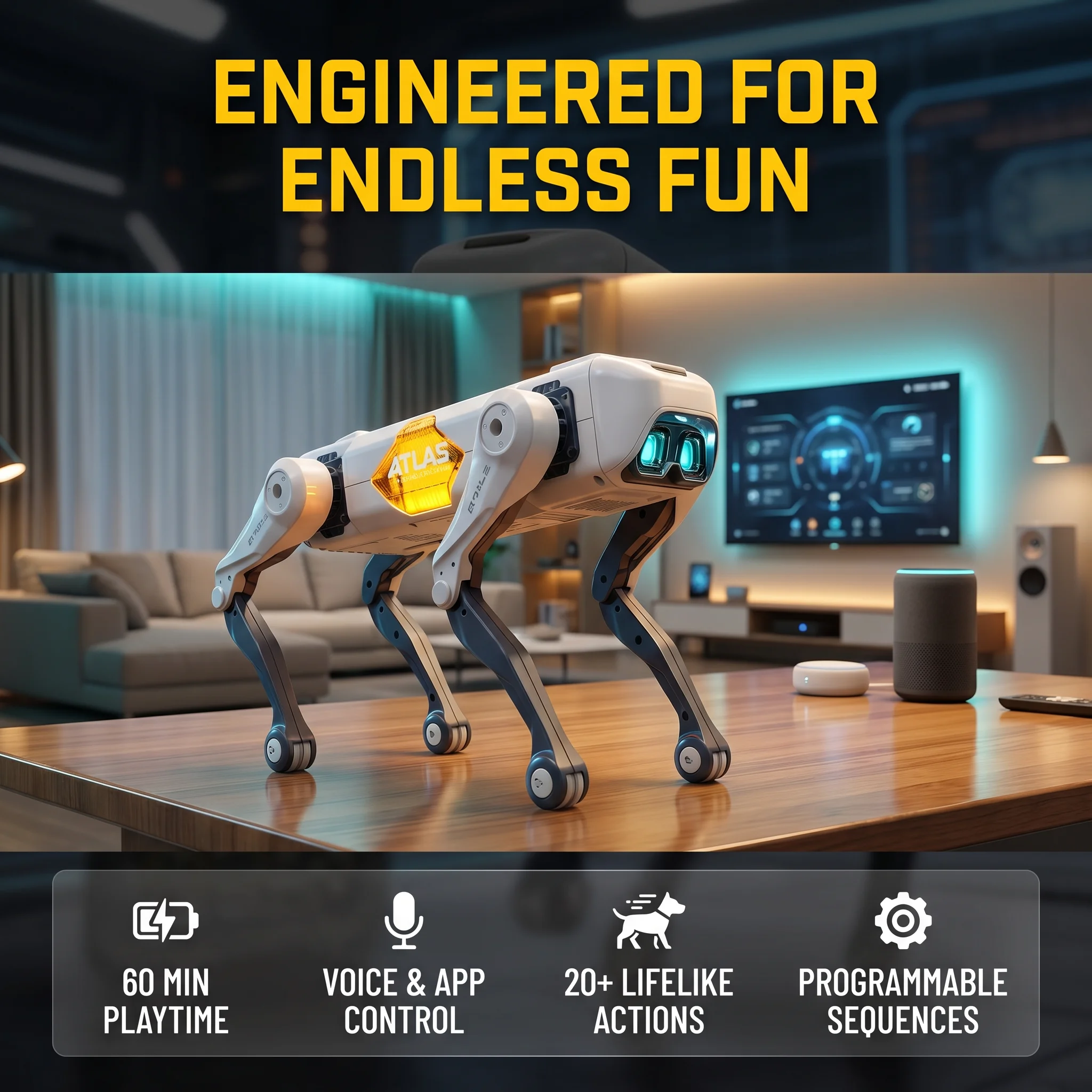 AI Smart Robot Dog, Voice & AP - Kids Education Product reseña y precio