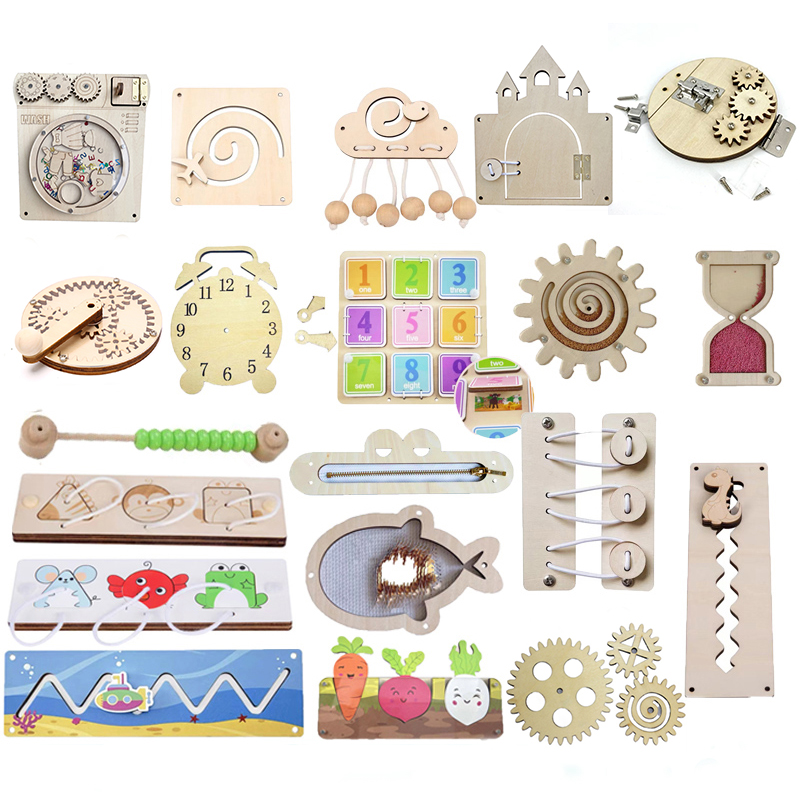 Baby Busy Board Accessories Mo - Kids Educational Game 3 reseña y precio
