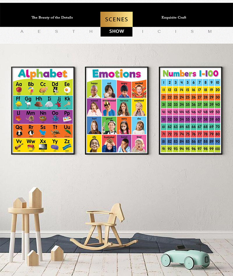 Poster Kindergarten Children L - Kids Educational Posters reseña y precio