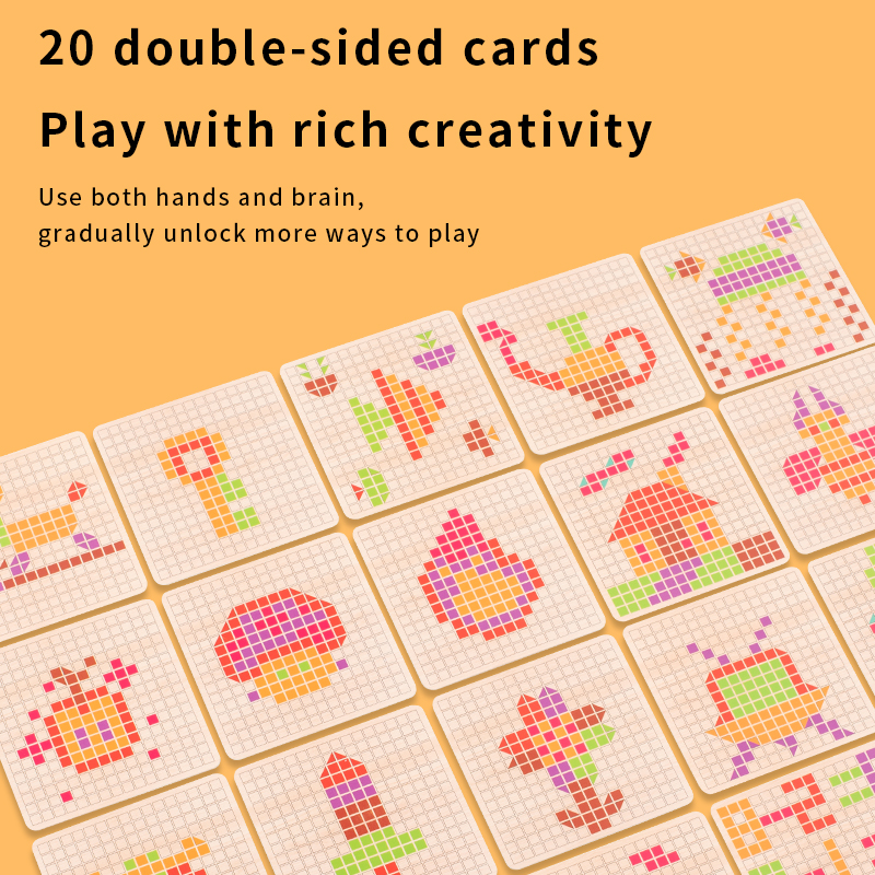 Wooden Logical Cube Puzzle - M - Kids Educational Game 3 reseña y precio