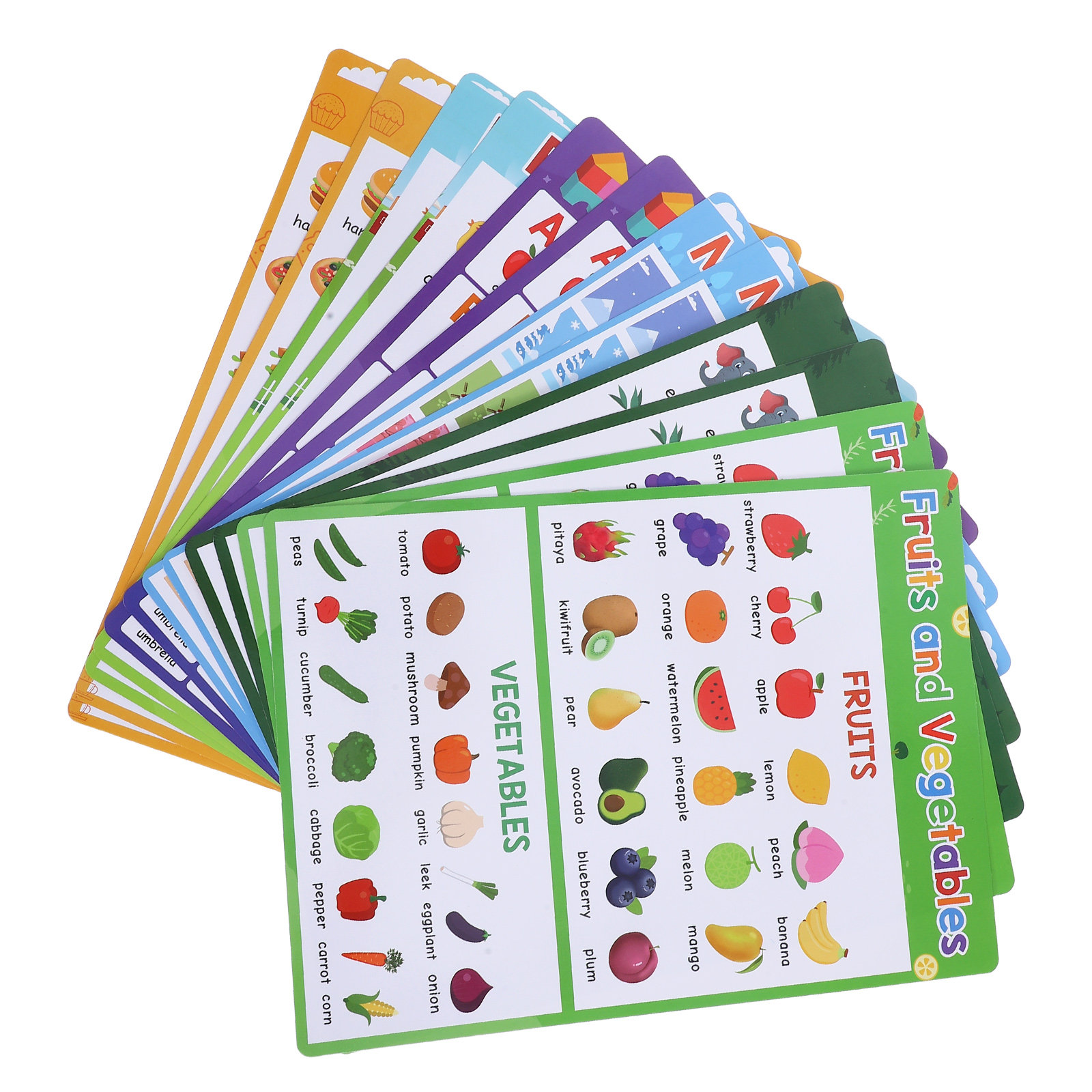 12Pcs Kids Learning Posters Ed - Kids Education Charts reseña y precio