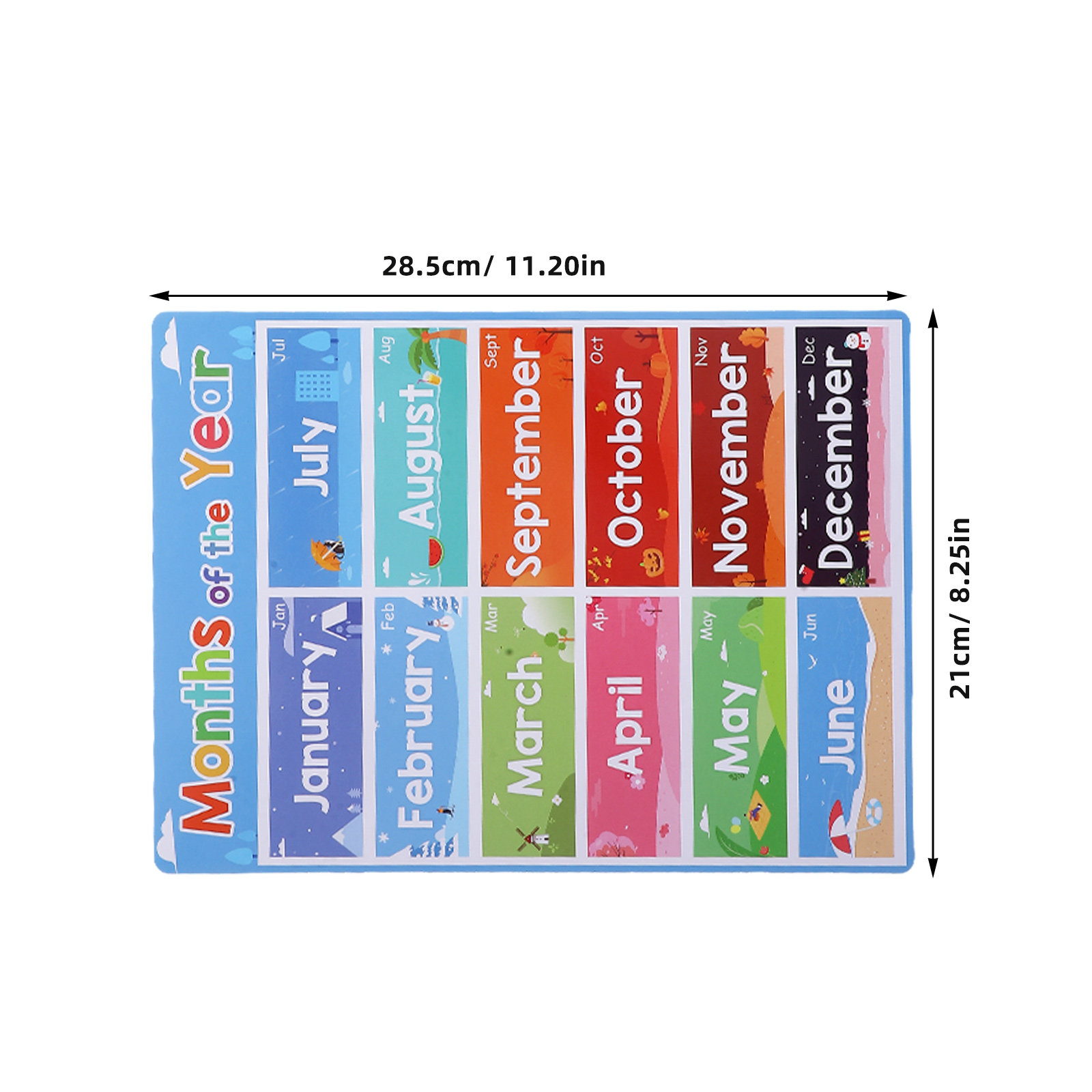 12Pcs Kids Learning Posters Ed - Kids Education Charts reseña y precio